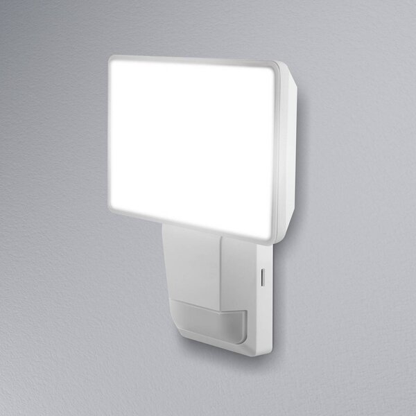 OSRAM LED senzorový exterierove bodove svetla ENDURA PRO FLOOD, biely, 15 W, Biela / opálová, Plast