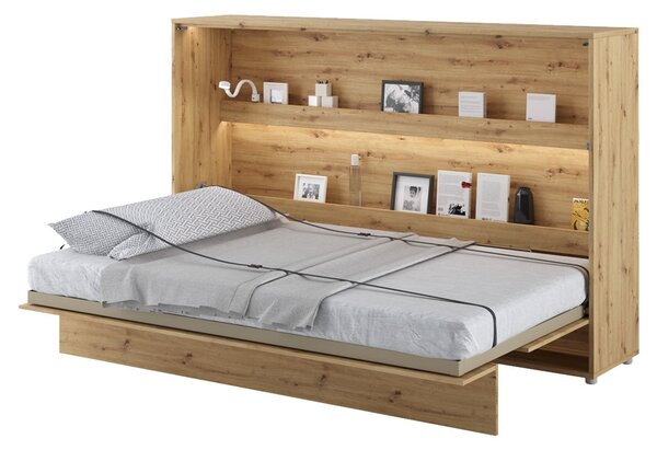 Mirjan24 Sklápacia posteľ BC-05 120x200 Bed-Concept, Farby: sivá, Rozmer postele: 120x200, LED svetlo s USB: bez LED svetla s USB, Vnútorné osvetlenie pod policami: bez osvetlenia políc 5902928397338