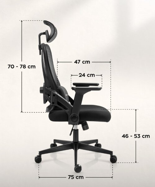 Herné kreslo Combat 2.7 Black