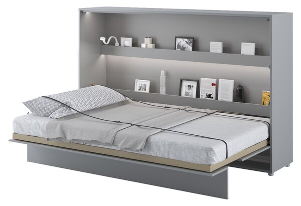 Mirjan24 Sklápacia posteľ BC-05 120x200 Bed-Concept, Farby: sivá, Rozmer postele: 120x200, LED svetlo s USB: bez LED svetla s USB, Vnútorné osvetlenie pod policami: bez osvetlenia políc 5902928397338