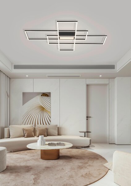 STROPNÉ LED SVIETIDLO, 100/75/7 cm Novel - Interiérové svietidlá