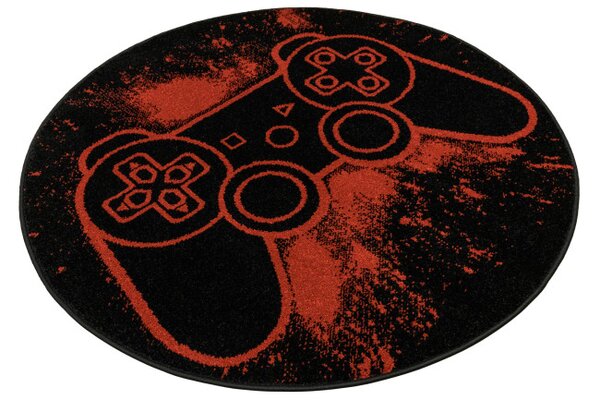 Koberec Lima G932A Gamepad čierny / svetločervený kruh