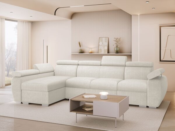 Mirjan24 Rohová rozkladacia pohovka Giza LCP, Strana: Ľavá - LCp+2r+1p(65), Dostupné poťahy: Flow 06 5903211481956