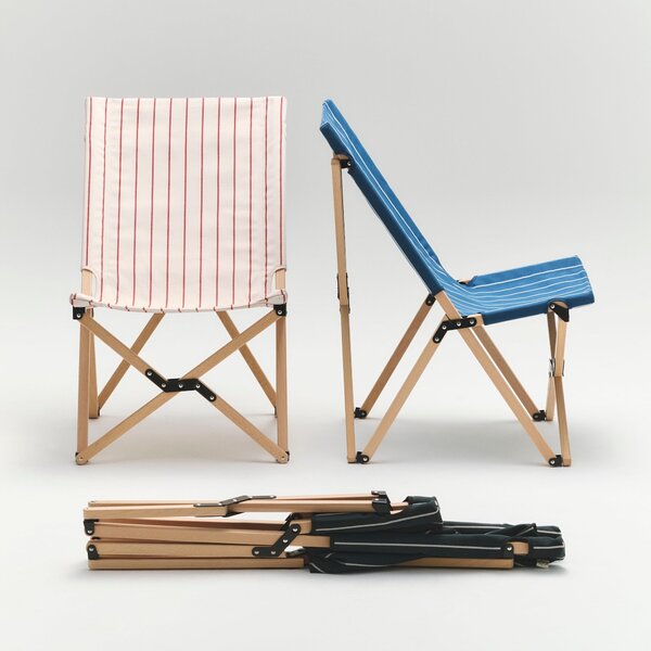 Skladacie kreslo Outdoor Market, Black / Beige – HAY