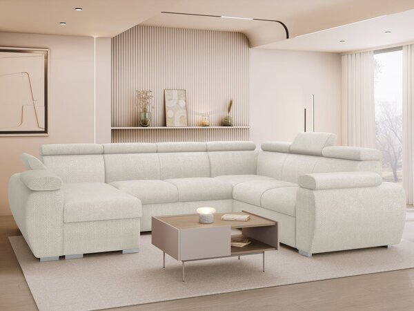 Mirjan24 Rohová sedačka Giza U, Strana: ľavá, Dostupné poťahy: Flow 06 5903211481673