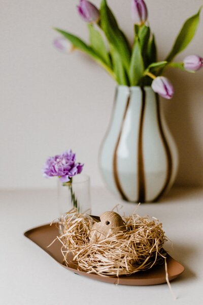 Drevený vtáčik Baby Sparrow Natural Oak