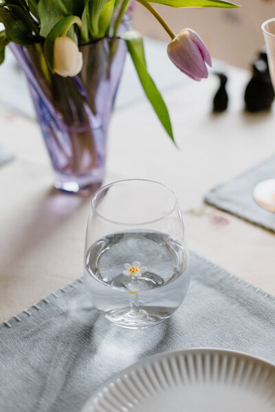 Pohár na vodu Misa Flower 560 ml