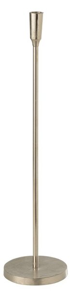 Strieborný raw vysoký svietnik na úzku sviečku Norry silver - Ø 15*61cm - J-Line by Jolipa