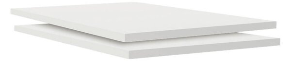 SADA VKLADACÍCH POLÍC, biela, 42,4/1,8/55,1 cm Hom`in - Skrine