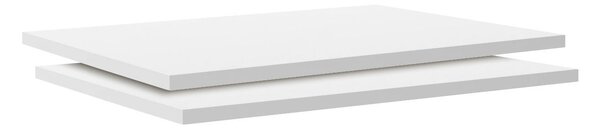 SADA VKLADACÍCH POLÍC, biela, 87,9/1,8/55,1 cm Hom`in - Skrine