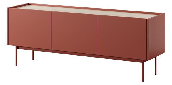 TV stolík PAULIEN - tehlový