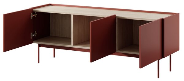TV stolík PAULIEN - tehlový