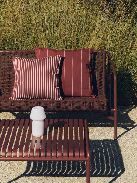 Vonkajší vankúš Terrazza Terracotta Bold Stripe 50 × 50 cm
