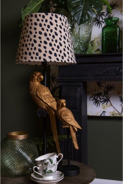 Porcelánový šálka s podšálkom Tropical birds - Ø 15*7 cm / 0,22L - Clayre & Eef