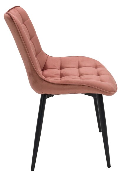 INLEA Jedálenská stolička 4 kusy ARDEN - rose gold
