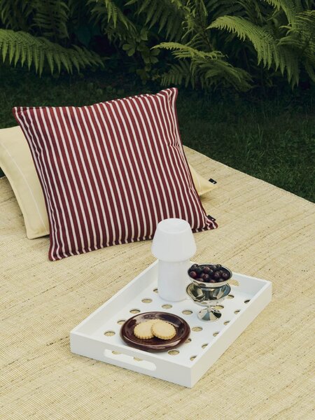 Vonkajší vankúš Terrazza Terracotta Bold Stripe 50 × 50 cm