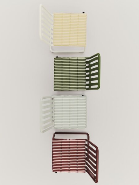 Sedák Terrazza Terracotta bold stripe 40 × 40 cm