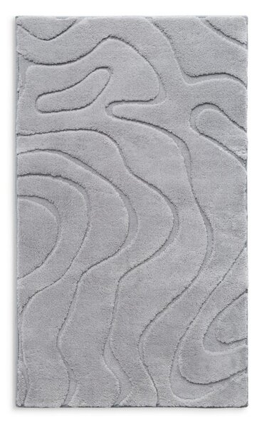 Dekorstudio Mäkký koberec MATI 50x80cm - strieborný
