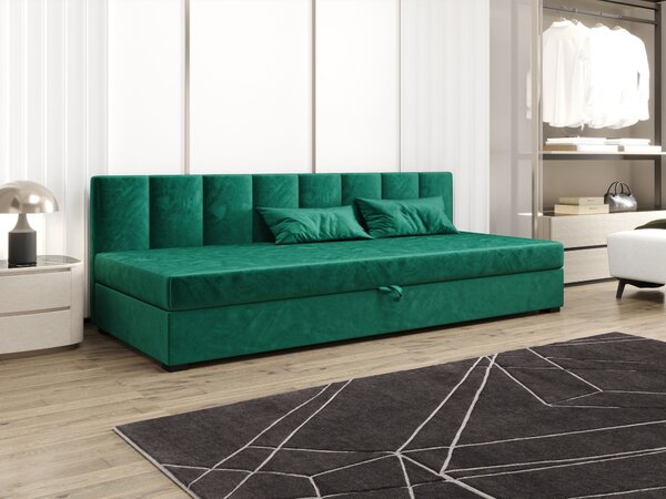 Jednolôžková posteľ 80x195 MANKA BIZ 1 - zelená