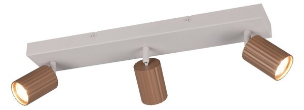 Trio T867700365 bodové stropné svietidlo SOKA | 10W GU10 | hnedá