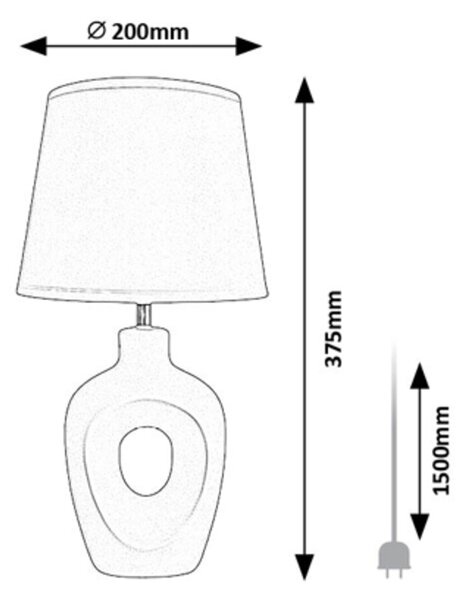 Rabalux MADELOR stolná lampa 74079