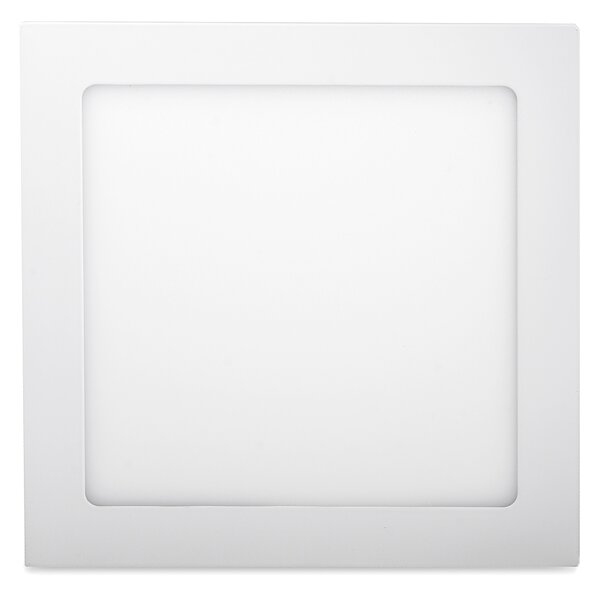 LED Solution Biely vstavaný LED panel hranatý 225 x 225mm 18W Farba svetla: Studená biela 10261