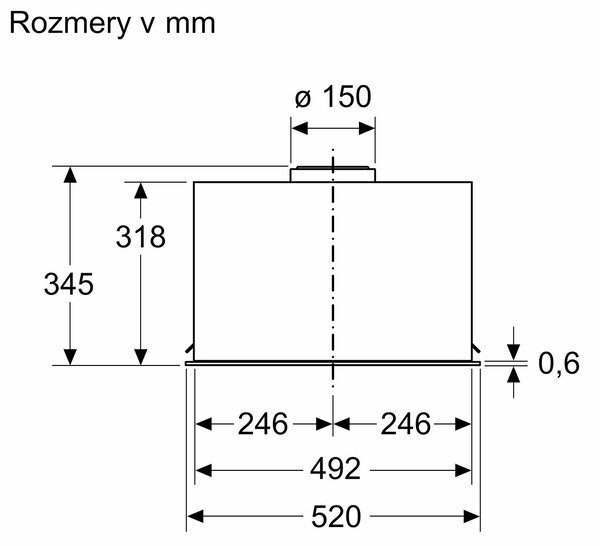 Bosch DLN56AC60 + kupóny na daľší nákup - Odsávač pár