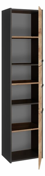 Kúpeľňová skrinka S43 Antracit + dub artisan