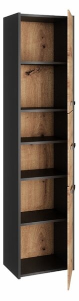 Kúpeľňová skrinka S43 Antracit + dub artisan