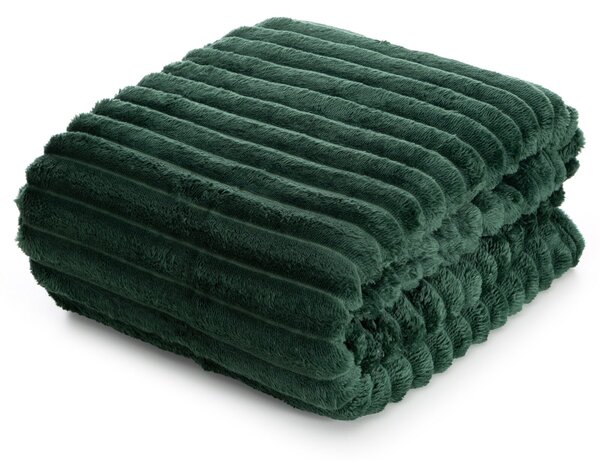 DEKA Z MIKROFLANELU SOFT 170X210 CM TMAVOZELENÁ