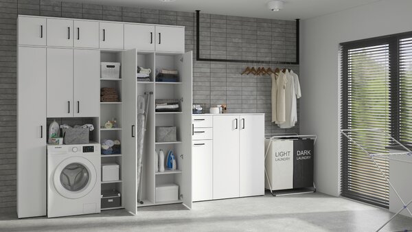 VRCHNÁ POLICA, biela, 101,1/1,5/78,8 cm Carryhome - Skrine