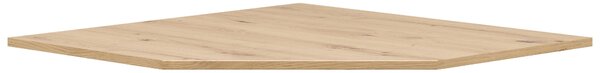 VRCHNÁ POLICA, dub artisan, 101/1,5/78,8 cm Carryhome - Skrine