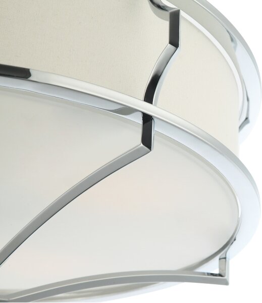 Open Design OR84412-Stropné svietidlo STESSO 4xE27/12W/230V pr. 65cm l. chróm/biela