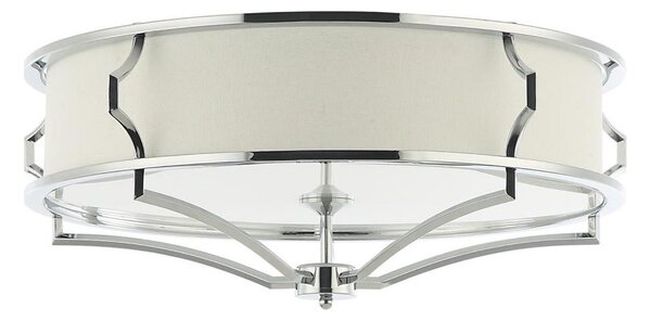 Open Design OR84429 - stropné svietidlo STESSO 6xE27/12W/230V priemer 85 cm chróm/biela
