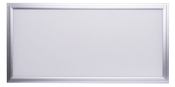 Strieborný podhľadový LED panel 300 x 600mm 24W Premium Farba svetla Studená biela