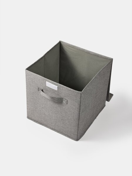 Sinsay - Skladací úložný box s rukoväťou a vekom - tmavosivá