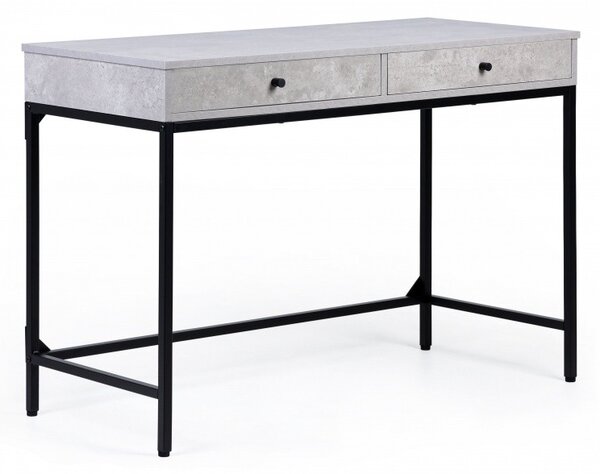 Hector Písací stôl Trewolo110 cm sivý/čierny