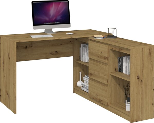 TP Living Písací stôl Elie dub artisan