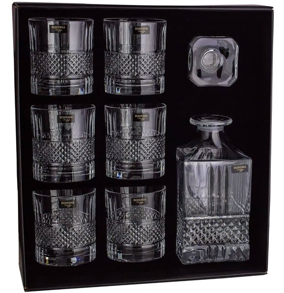 BOHEMIA PRESTIGE ELEGANTE WHISKY SADA 1+6 KS BX