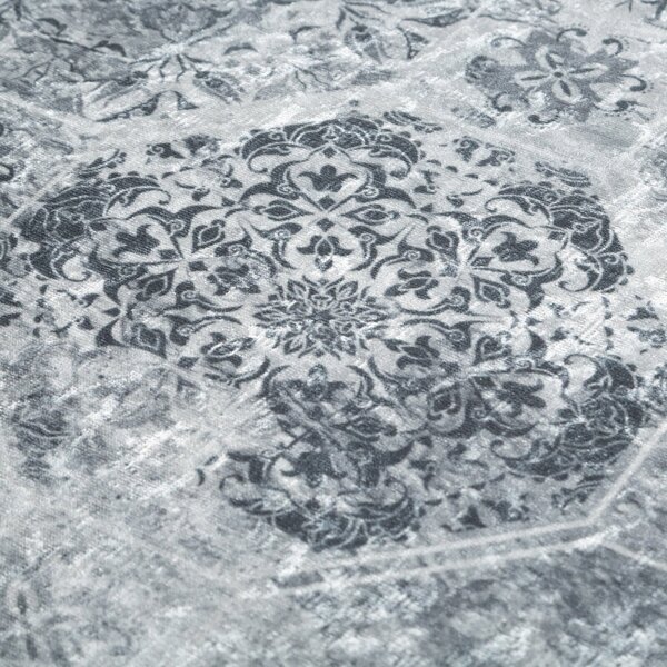 Koberec Lotus7, 80x140 cm, strieborná