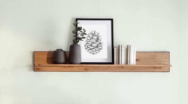 NÁSTENNÁ POLICA, divoký dub, farba duba, 155/23/23 cm Linea Natura - Regály