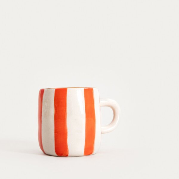 Hrnček TORRIT oranžový / biely 775130 100 ml