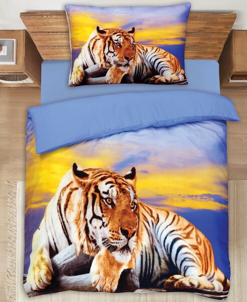 HOUSEWIFE TIGER obliečky 70x90cm + 140x200cm Obsah balenia: Štandardný rozmer 1x 140x200 + 1x 70x90