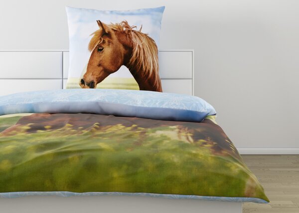 DETSKÉ OBLIEČKY S KONÍKOM 140/200 cm - Online Only posledné kusy, Online Only