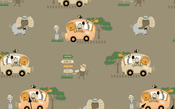 SAFARI TOURS detské bavlnené obliečky Obsah balenia: Detský rozmer 1x 90x135 + 1x 65x45