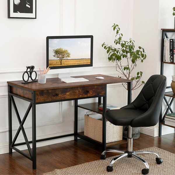 Písací stôl 80 × 120 × 60 cm VASAGLE