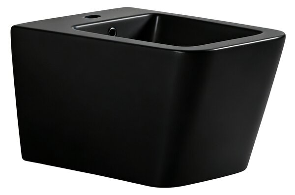 Erga Mery, závesný bidet 520x360x300 mm, čierna matná, ERG-V03-MERY-BD-BK