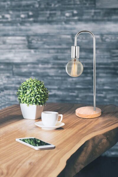 STOLNÁ LAMPA, E27, 15/47/15 cm Kayoom - Online Only bytové doplnky, Online Only