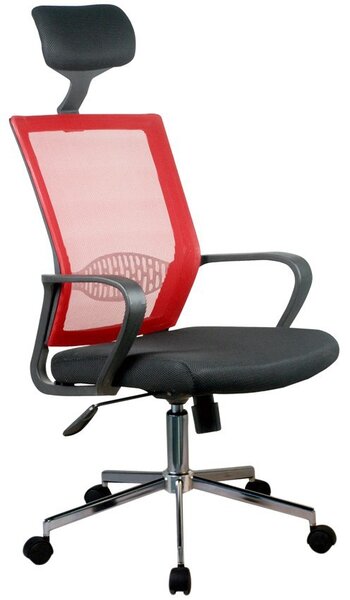 Ak furniture Kancelárska stolička OCF-9 červená