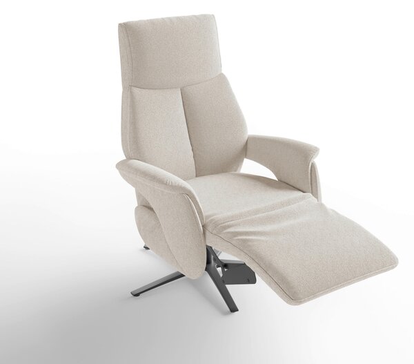 RELAXAČNÉ KRESLO, textil, krémová Sit & More - Online Only obývacie izby, Online Only